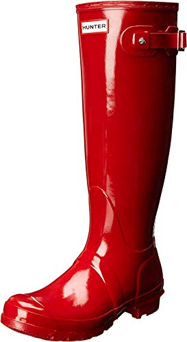 Hunter tall Gloss W23616 - Women's High Boots, Red, 37 EU