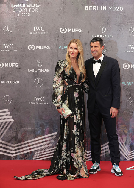 Helen Svedin and Luis Figo