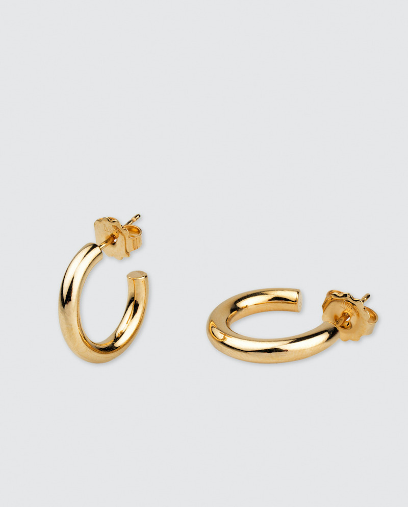 Vidal & Vidal gold-plated hoop earrings