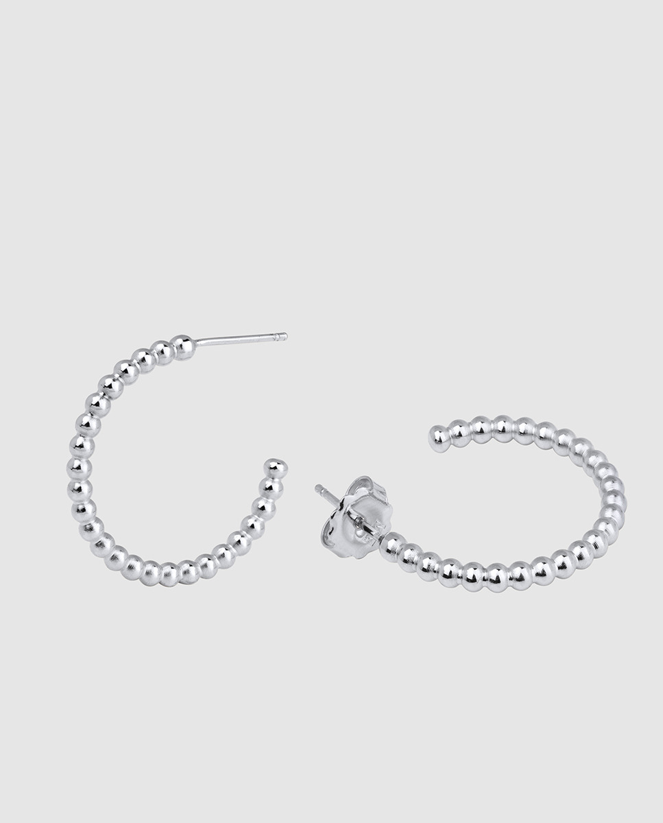Vidal & Vidal silver hoop earrings