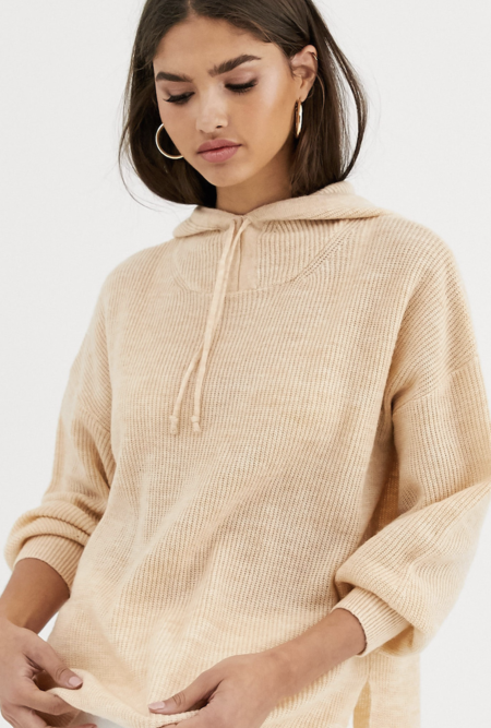 Asos SweatshirtSpinning hoodie with knotted detail of Micha Lounge's Luxe wool blend