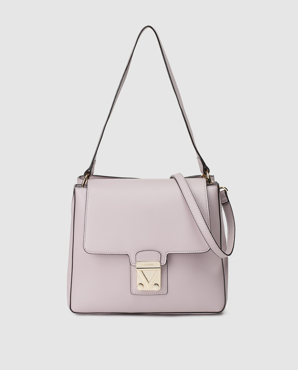 Valentino shoulder bag in lilac with two medium handles