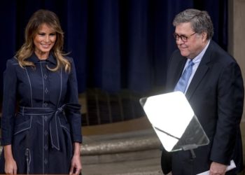 Melania Trump also recycles looks and this Herve Pierre dress coat is so divine it’s worth doing