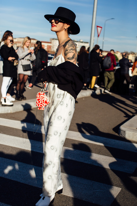 street style like combining a hat