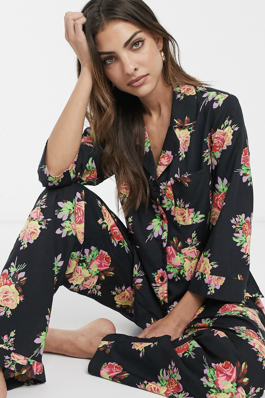 Flower pajamas