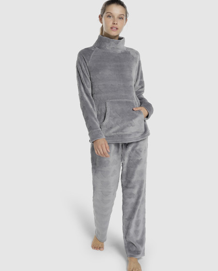 Complete women's pyjamas in grey