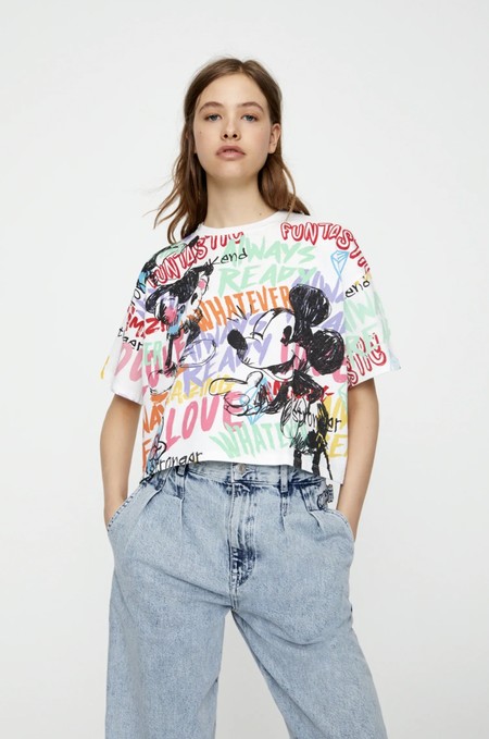 Mickey Mouse Pull Bear T-shirt 04