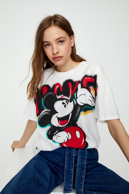 Mickey Mouse Pull Bear T-shirt 05