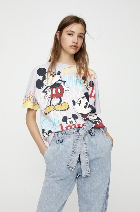 Mickey Mouse Pull Bear T-shirt 03