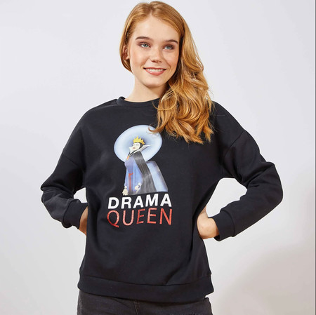 Kiabi Wicked Disney Queen Sweatshirt Black Drama Queen Pvp 8eur
