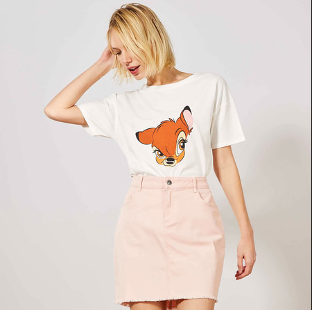Kiabi T-shirt Bambi White Woman Pvp 9eur