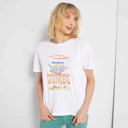 Kiabi Disney Dumbo T-Shirt Lyrics Orange Woman Pvp 9eur