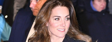 Kate Middleton joins the tweed trend and wears it as a night look