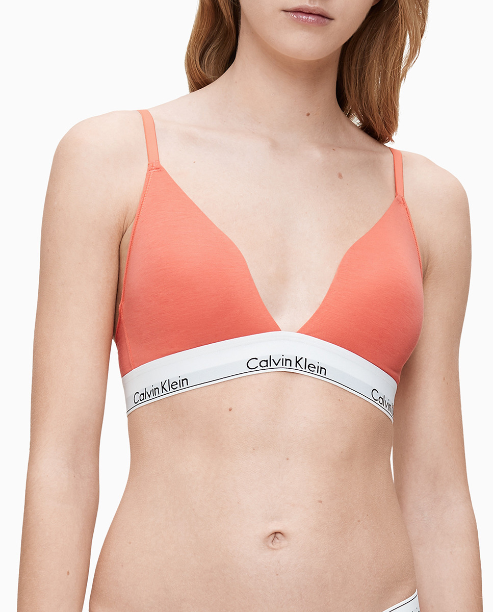 Calvin Klein's preformed Modern Cotton triangle bra