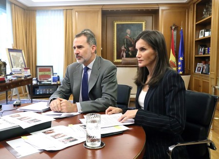 Reina Letizia Looks Rr Videoconference Itaca