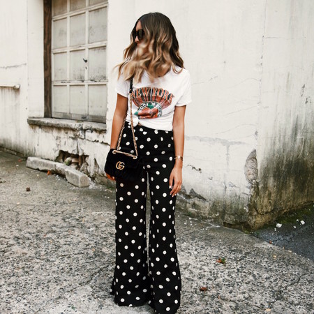 How to Combine Polka Dot Pants