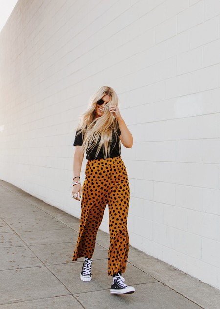 How to Combine Polka Dot Pants