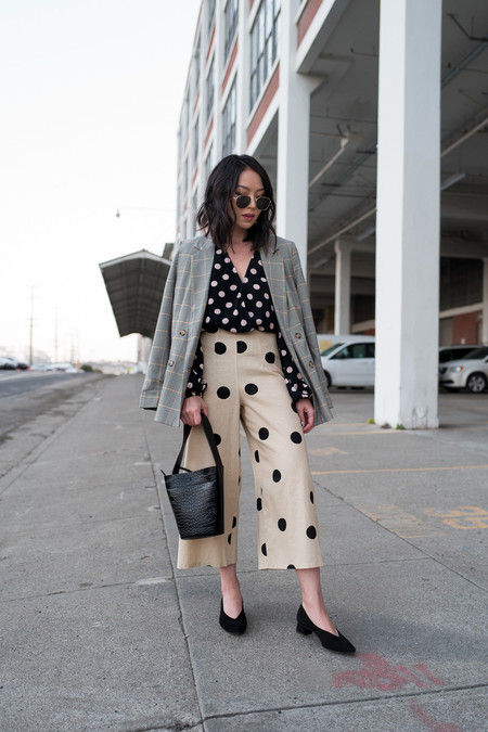 How to Combine Polka Dot Pants