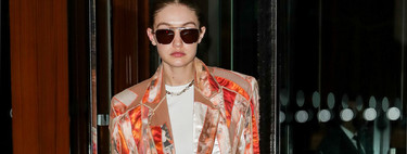 Gigi Hadid's most complicated working suit has all the shades that will be the trend this spring 