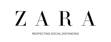 This is how Zara has updated its logo to remind us that, despite the social distance, we are closer than ever