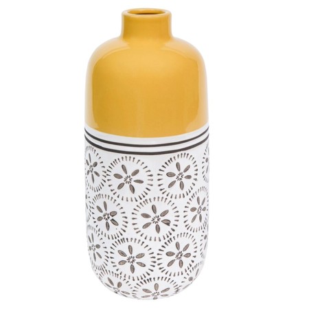 Yellow Ceramic Vase With Decorative Motifs Alt 30 1000 14 39 173346 3