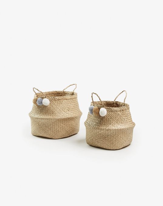 Set Thai 2 baskets natural