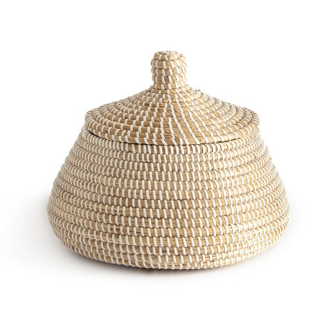 Basket with lid, AKAPA