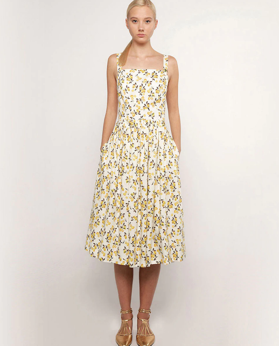 Dress midi print