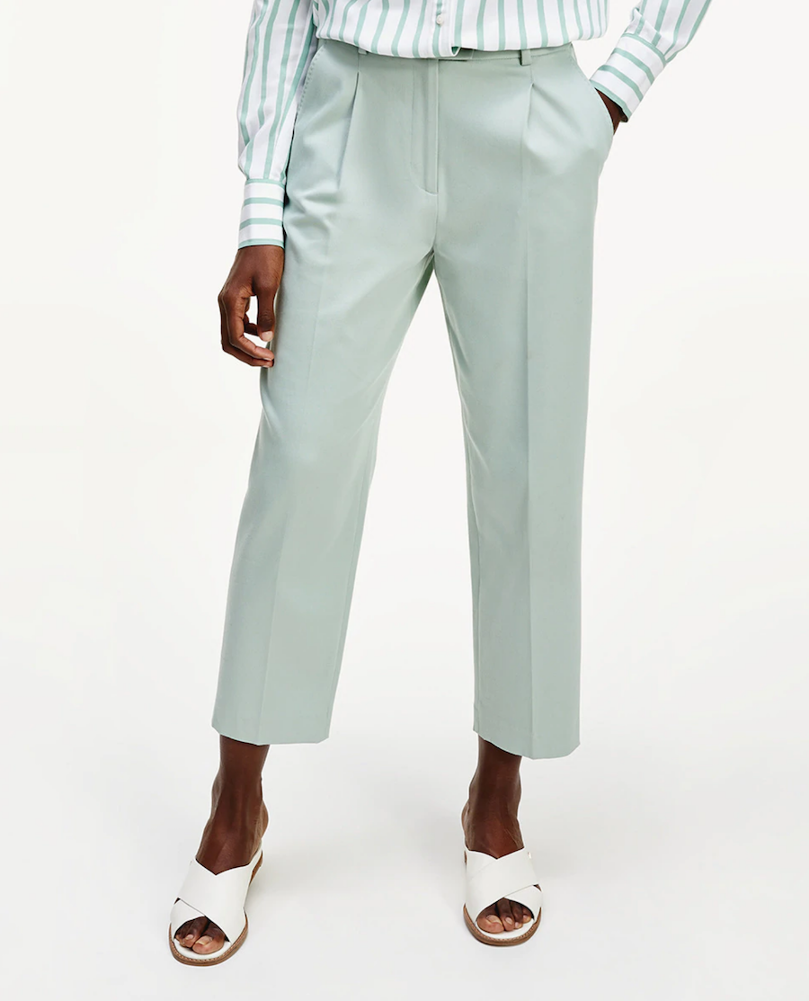 Women's long crop trousers