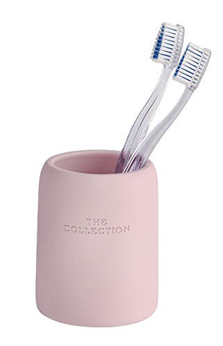 Wenko Toothbrush Cup, Polyresin, Pink, 8x8x10 cm