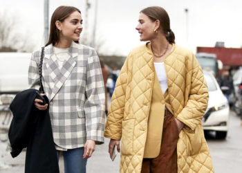 quilted jackets as gowns are a trend (and we have the proof)