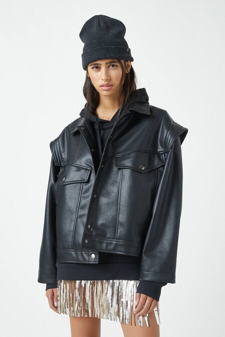 How to Combine Oversize Leather Biker