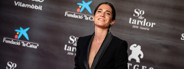 Actress Bruna Cusí reminds us of the power of a tuxedo jacket at the 53rd Sitges Film Festival