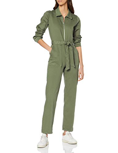 Amazon brand - find. Longsuit Woman, Green (Khaki), 38, Label: S