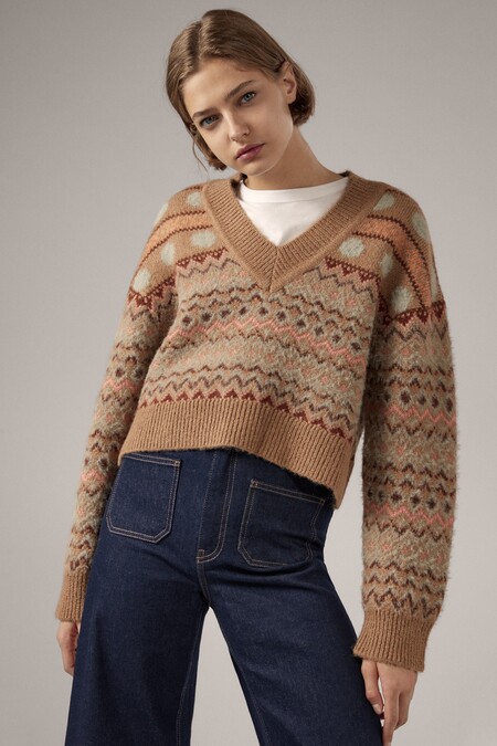 Jacquard sweater