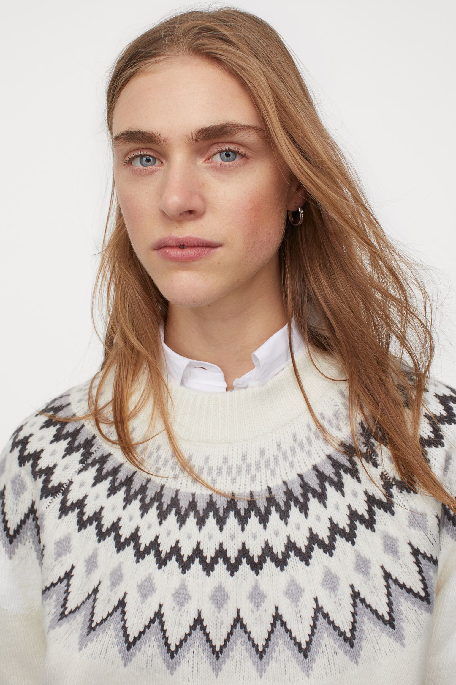 Jacquard sweater