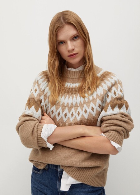 Geometric jacquard sweaterGeometric jacquard sweater