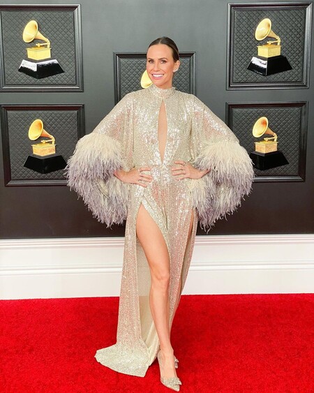 Keltie Knight Sebastian Gunawan Grammy 2021