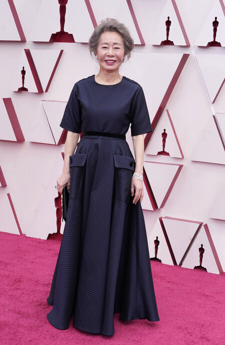 Youn Yuh Jung Christian Dior Oscar 2021