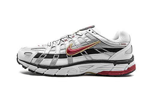 Nike W P-6000 Women's Running Shoe, White/Varsity Red/Mtlc Platinum, 35.5 EU