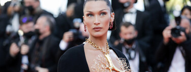 Bella Hadid's golden lungs or Taylor Hill's tropical skirt: the most impressive of the weekend in Cannes. 